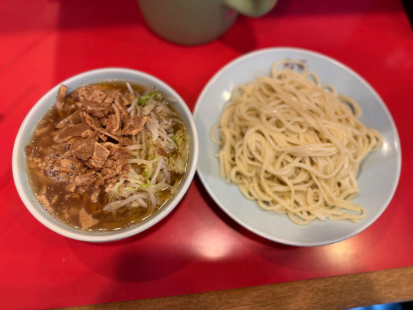 「チャシューやさいつけそば(小鉢)1550円」@丸長 目白店の写真