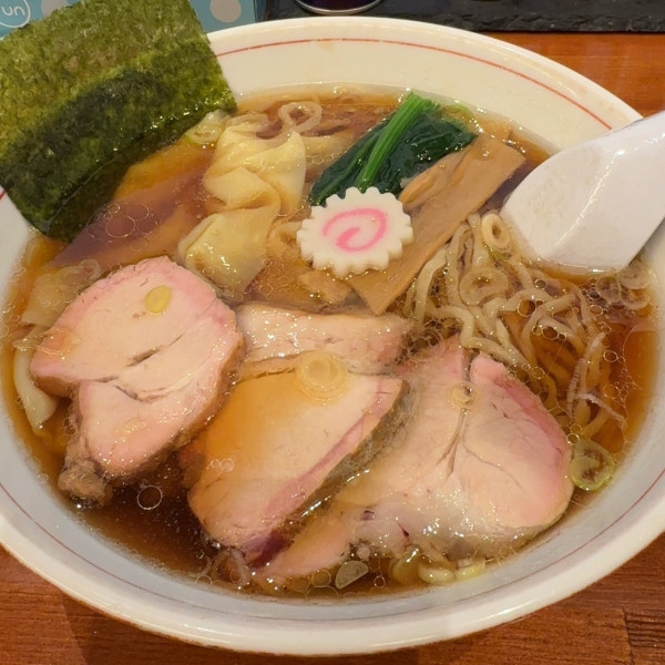 「ワンタン麺」@自家製手打中華そば もり中の写真