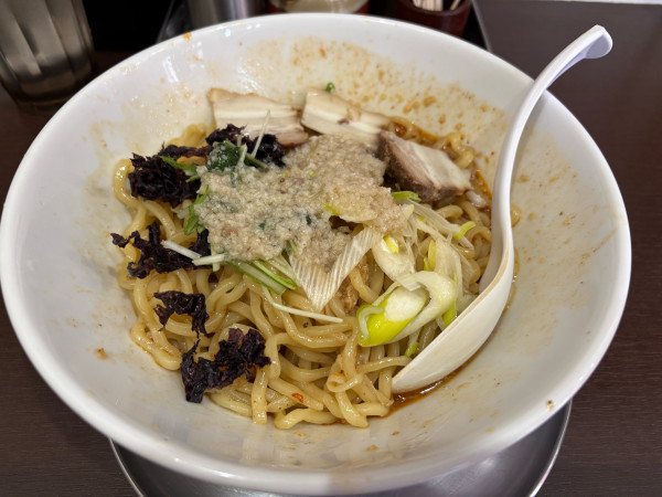 「まぜそば（中油）」@新潟らーめん こばやしの写真