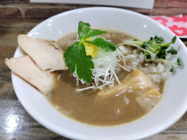 「濃厚煮干しそば1100円」@麺処 とみいの写真