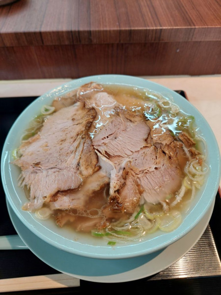 「チャーシューメン＋ライス(小)」@新橋ニューともちんラーメン 川崎駅前店の写真