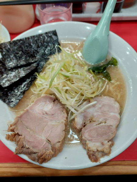 「かいざんラーメン＋ネギ丼」@かいざん 西船橋店の写真