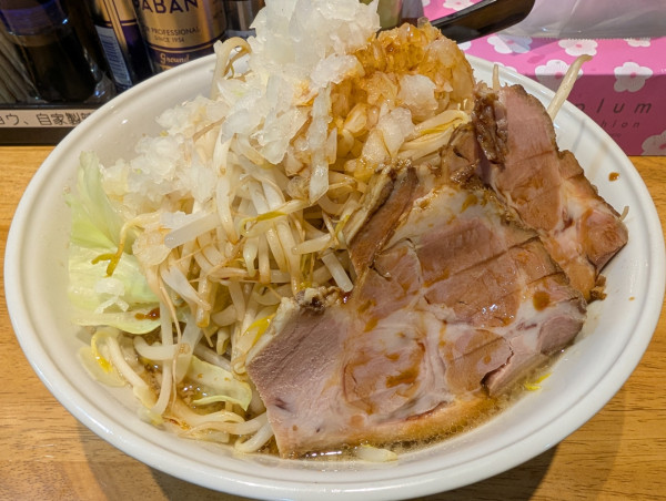 「二郎風ラーメン」@ラーメン NO.ONE 町屋店の写真