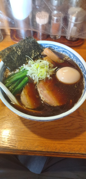 「(限定)黒中華そば」@麺屋 鶏口の写真