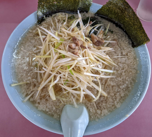 「ネギラーメン　950円」@ラーメンショップ ふれあい通り店の写真