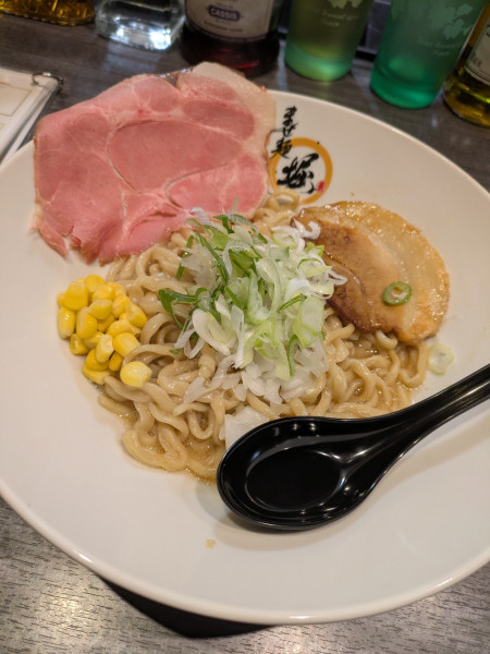 「味噌まぜそば1周年感謝祭500円（大盛り無料）」@麺'sBar 堀の写真