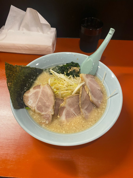 「ネギチャーシューメン」@ラーメンショップ小池 八王子散田店の写真