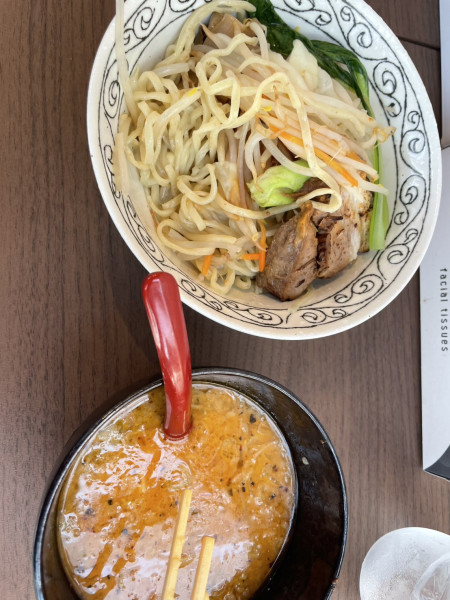 「坦坦つけ麺」@茶々亭の写真