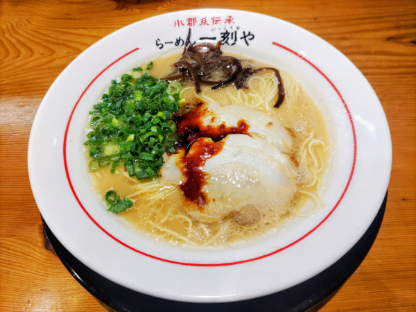 「らーめん 750円」@らーめん 一刻や 志免店の写真