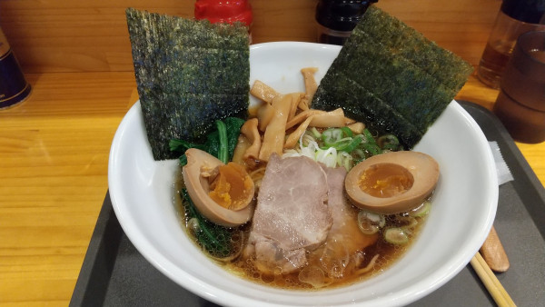 「チャーシュー麺+半チャーハンセット」@たけろくらーめん 浅草店の写真