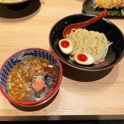 濃厚海老つけ麺+味玉
