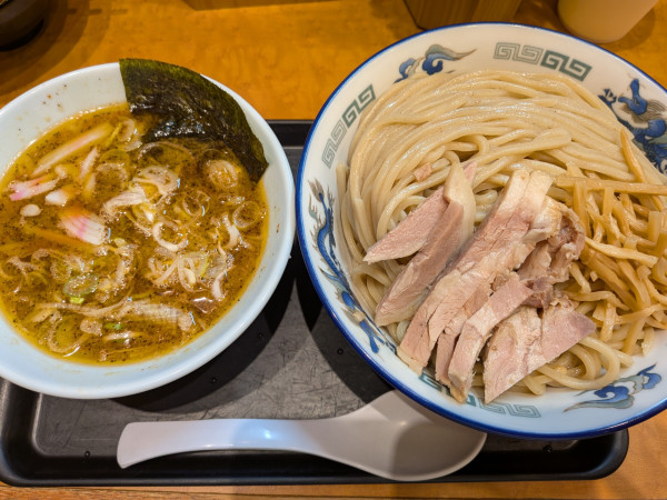 「創業つけめん790円(大盛200円)」@舎鈴 クロスガーデン川崎店の写真