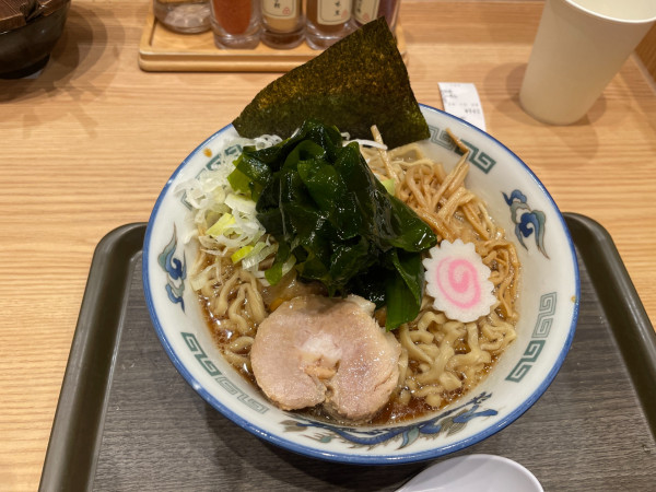 「わかめらーめん」@舎鈴 川越西口店の写真