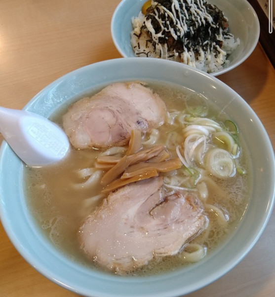 「チャーシュー丼セット」@榮ラーメンの写真
