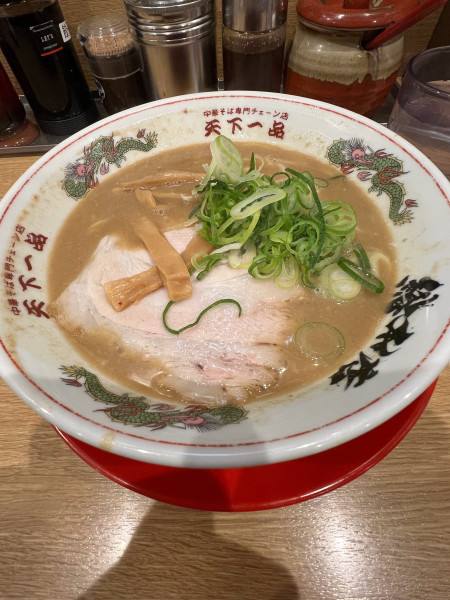 「豚重定食セット（こってり）」@天下一品 総本店の写真