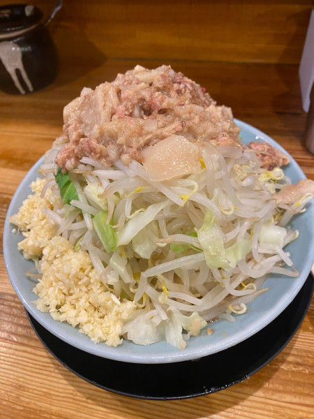 「肉無しラーメン700」@ラーメン盛太郎の写真