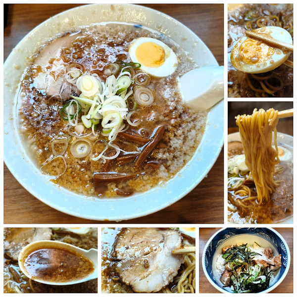 「元らーめん＆小ぶためしセット　¥1200」@蔵前元楽 総本店の写真