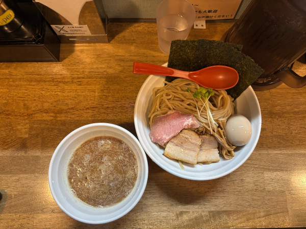 「魚介豚骨つけオールスター（1300）大盛（200）」@めん屋 平右衛門の写真