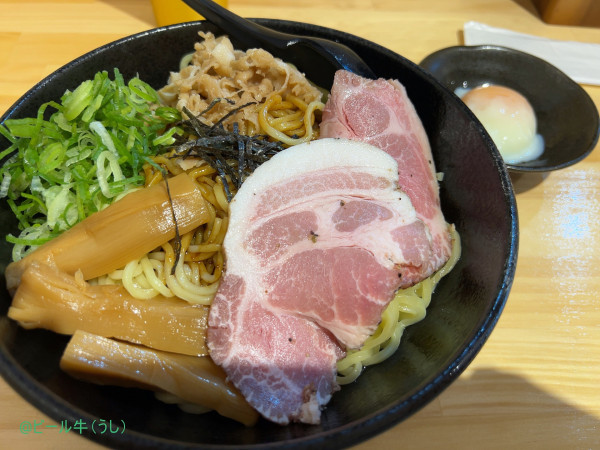 「特製油そば特盛(1290円)」@油そば連合会 かず喜の写真