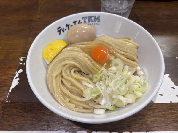 「味玉TMK・麺中盛り・ネギ（150円）」@ゴールデンタイガーの写真