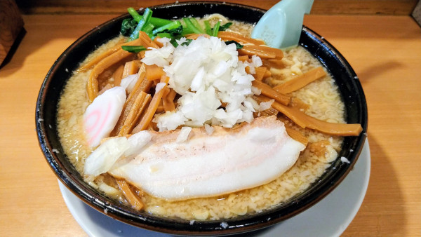 「メンマ中華(太麺・麺硬め・油普通)」@大むら食堂の写真