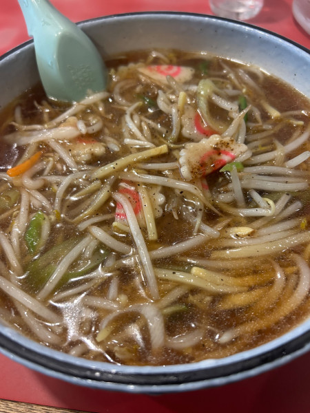 「もやしそば」@手打ラーメン 珍来 田中店の写真