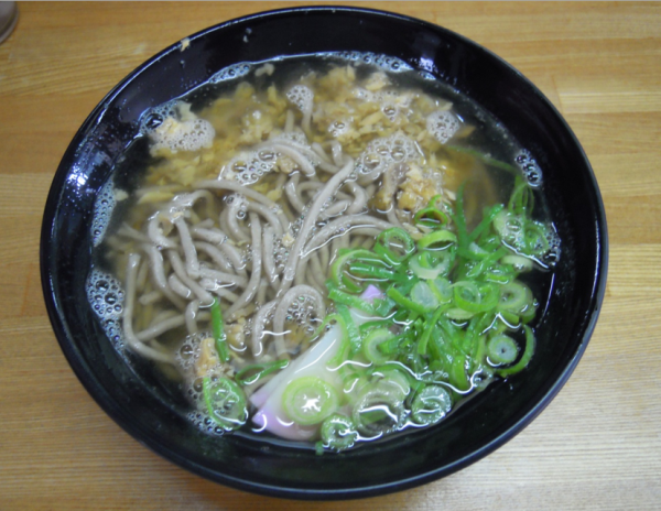 「かしわそば」@博多ホームうどんの写真