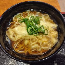 天ぷらえきそば500円@まねきダイニング