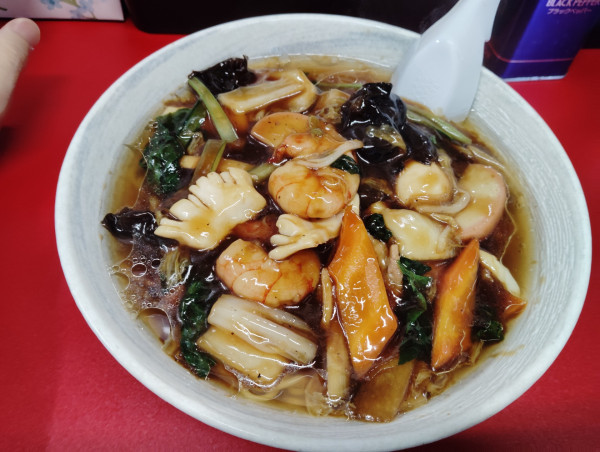 「日替わり　　中華丼→麺　　980円」@あ麺んぼの写真