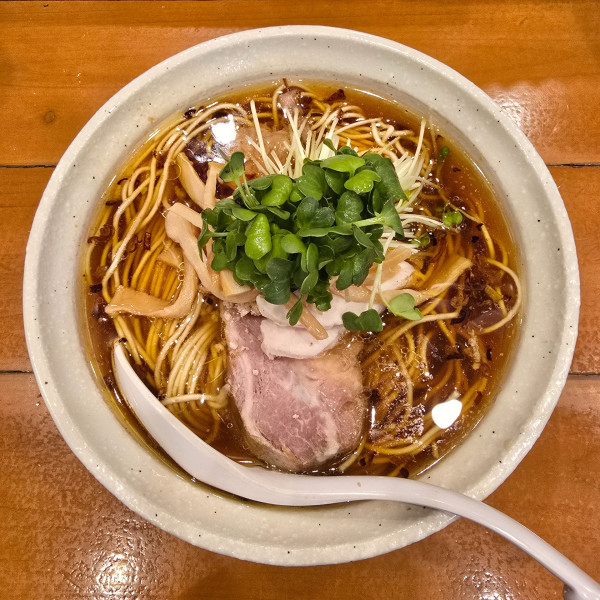 「醤油SOBA」@麺屋 Hulu-luの写真