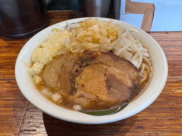 「雷そばポン酢（濃厚）」@雷 松戸駅東口店の写真