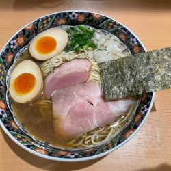 煮干中華蕎麦(¥950) 味玉(¥100)