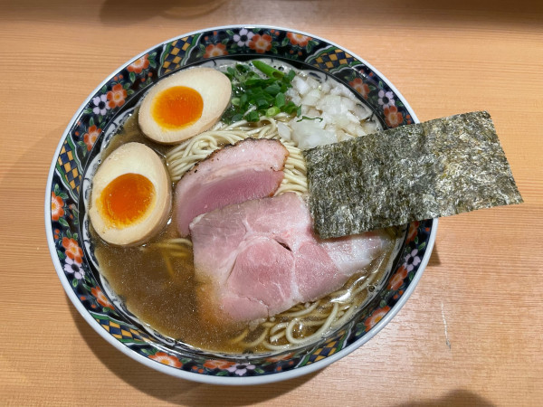 「煮干中華蕎麦(¥950) 味玉(¥100)」@北千住煮干中華蕎麦 かれんの写真