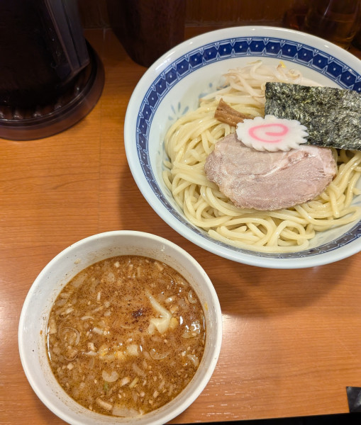 「味噌つけめん(並)＋ワンタン」@麺恋処 いそじの写真