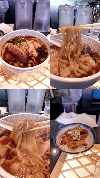 「『特製中華そば 醤油+とろ肉丼(￥1600+350)』」@中華そば 炎の写真