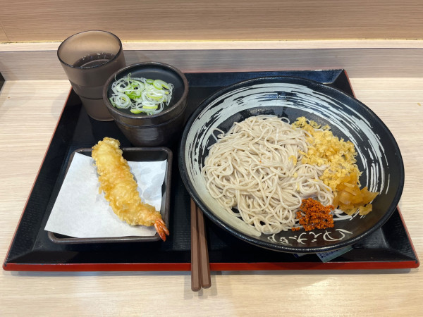 「もりそば430円」@ゆで太郎 船橋北口店の写真