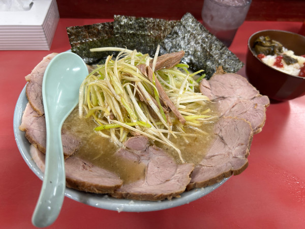「ネギコテチャーシューメン　コイオオ」@ラーメンショップ 石下店の写真