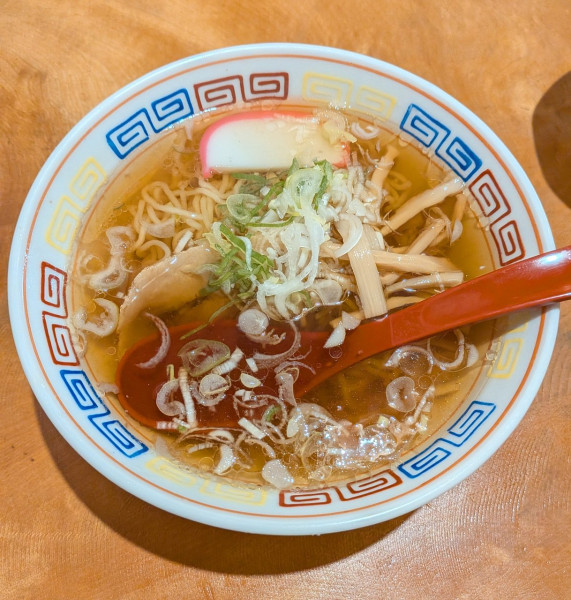 「半ラーメン（550円）」@長三郎鮨の写真