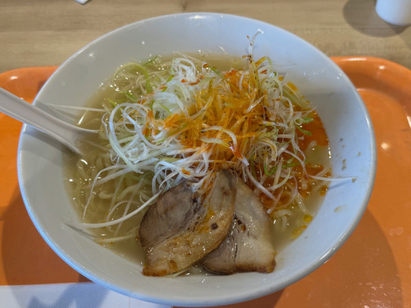 「塩ねぎらーめん　大盛」@幸楽苑 レイクウォーク岡谷店の写真