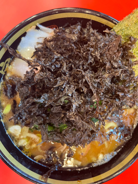 「ラーメン(中)1,000円＋岩のり200円」@大輝家直系 麺家 暁の写真