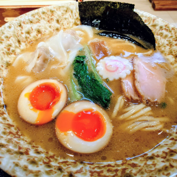 「鴨白湯そば 極み」@銀座 鴨そば 九代目 けいすけの写真