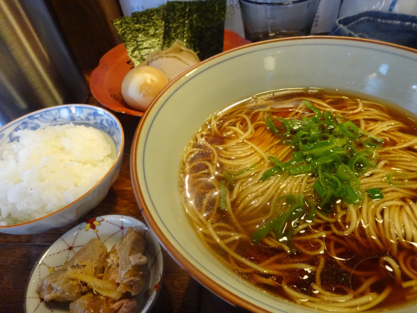 「特製出汁醤油そば(定食) 1,780円」@出汁醤油そば山本の写真