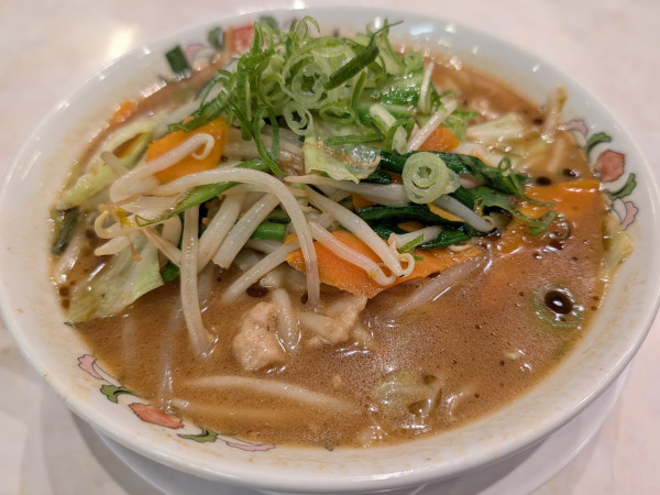 「焦がしにんにく味噌ラーメン（825円）」@餃子の王将 武蔵浦和駅前店の写真