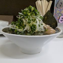 黒ねぎちゃーしゅうめん・味付玉子＆うずらの玉子増し