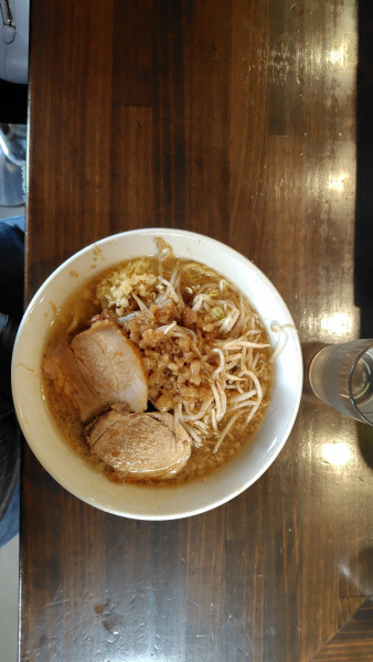 「小　ニンニク少なめ」@あしたの夏二郎 水島店の写真