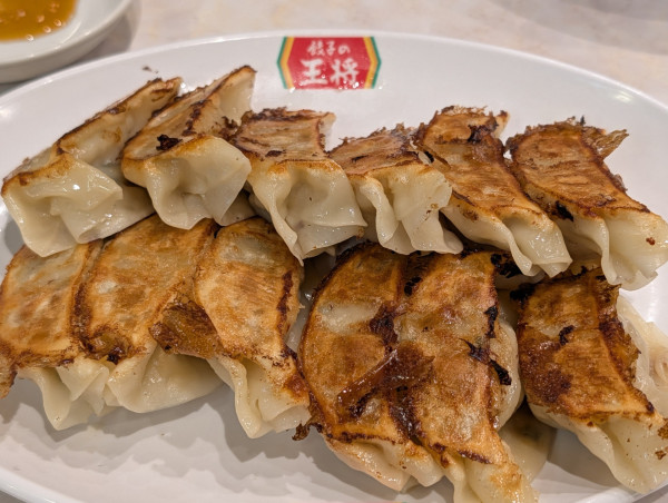 「にんにくゼロ生姜餃子（W）」@餃子の王将 武蔵浦和駅前店の写真