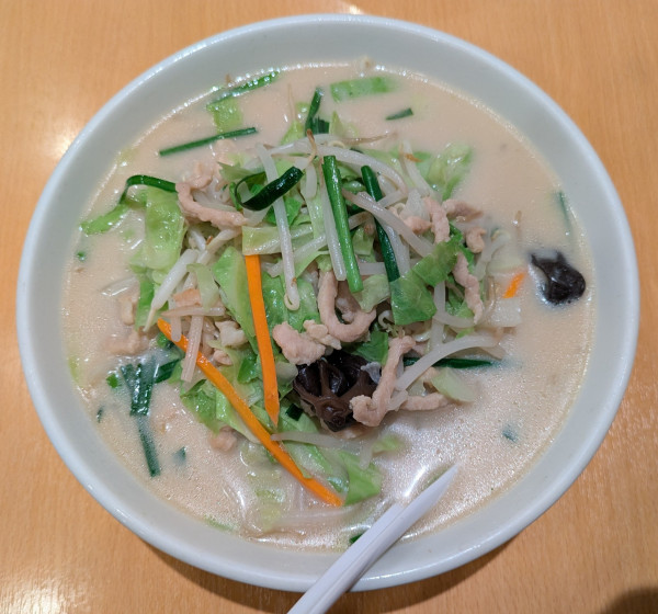 「野菜タン麺：980円」@蓬渓閣 餃子酒場 神田店の写真