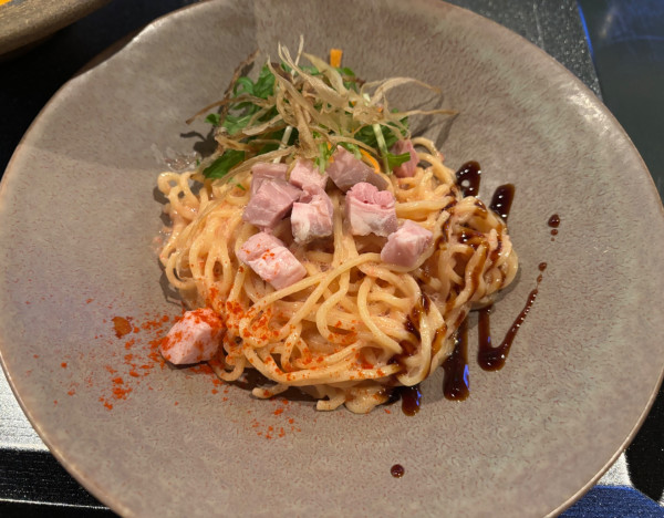 「フレンチ和え玉」@SALMON NOODLE YOKOHAMAの写真