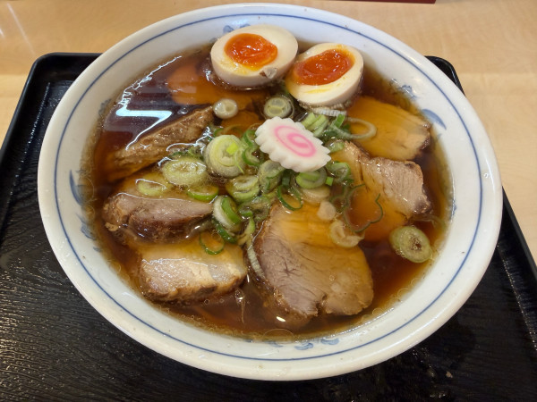 「チャーシューめん1480円＋味玉130円」@あきん亭 瑞浪本店の写真