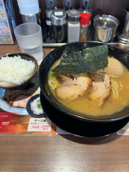 「味玉Ｗチャーシュー麺　大盛」@おがわや 福生店の写真